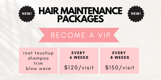 NEW: Become a VIP for special pricing on 6-weekly and 8-weekly appointments!